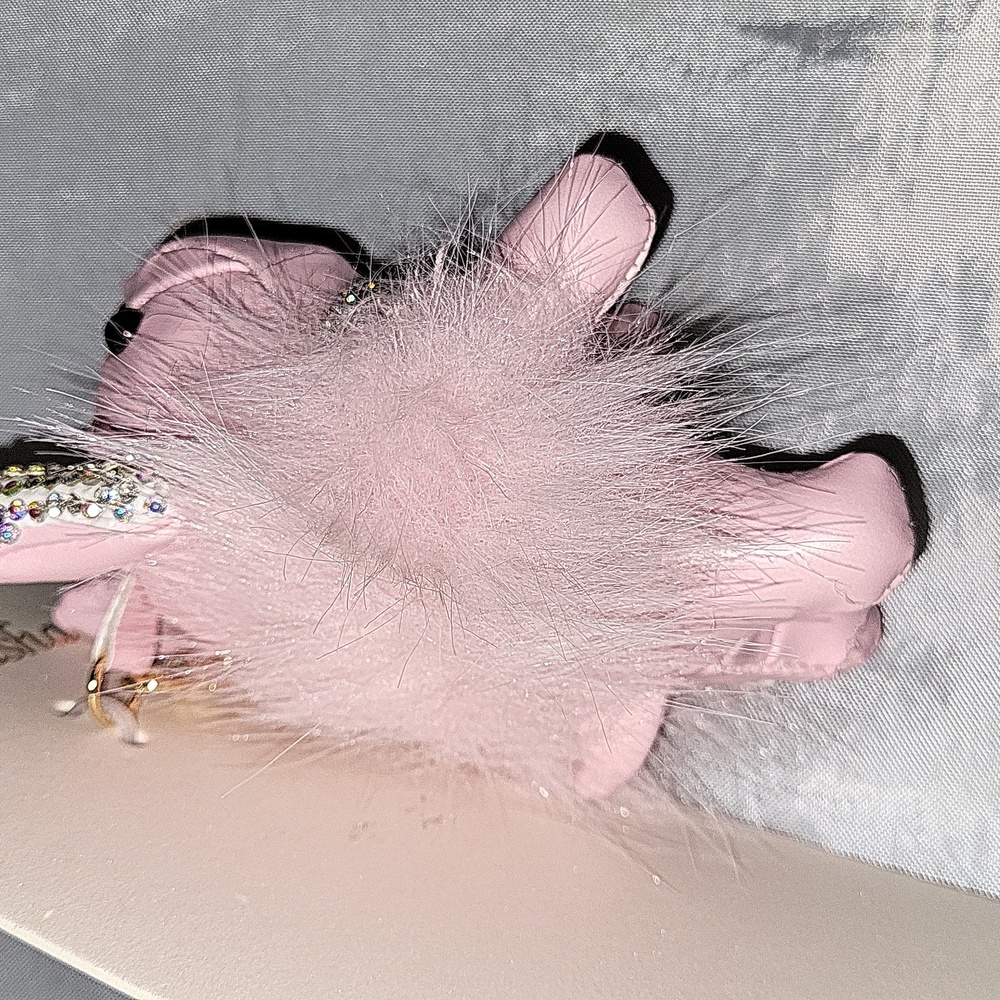 Natasha Sparkly Dog Keychain Bag Charm Bnwt Te Rt TL M - Picture 5 of 6